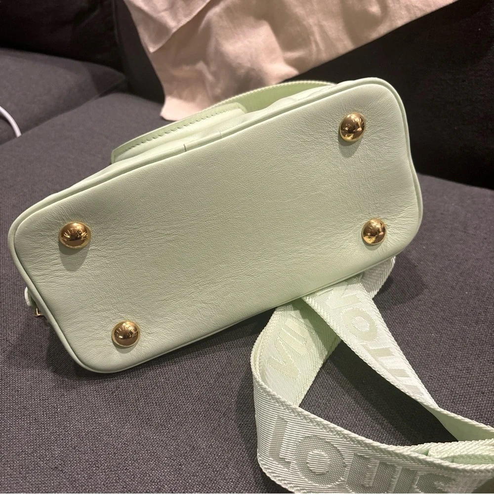 Louis Vuitton Alma Handbag Purse Bubblegram Leather BB - Picture 4 of 7